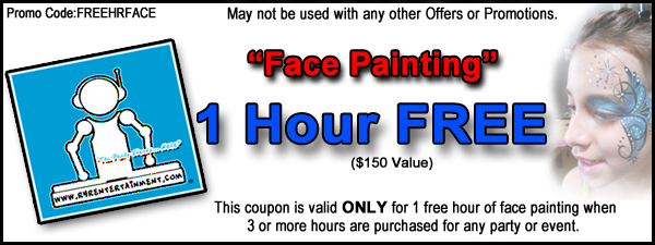 Free hour of face painting